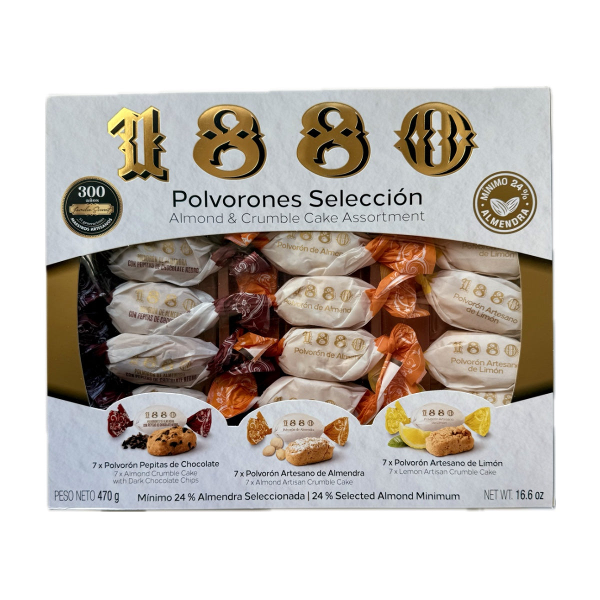 Almond crumble cake assortment