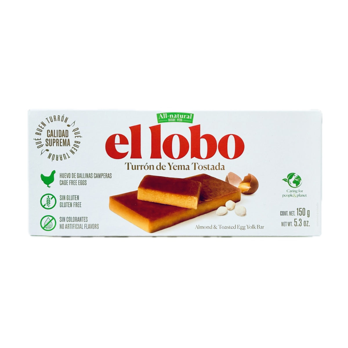 Almond and toasted egg yolk bar