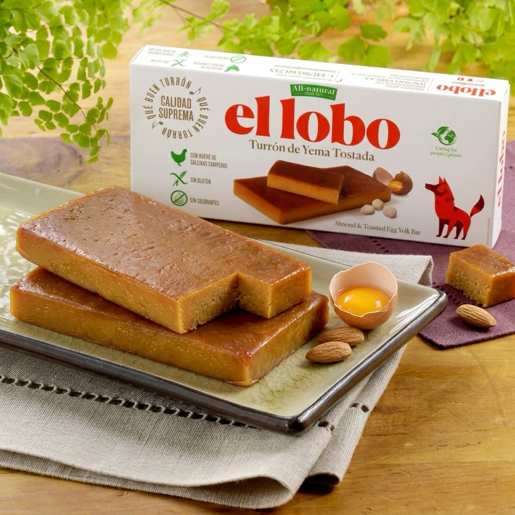 Almond and toasted egg yolk bar