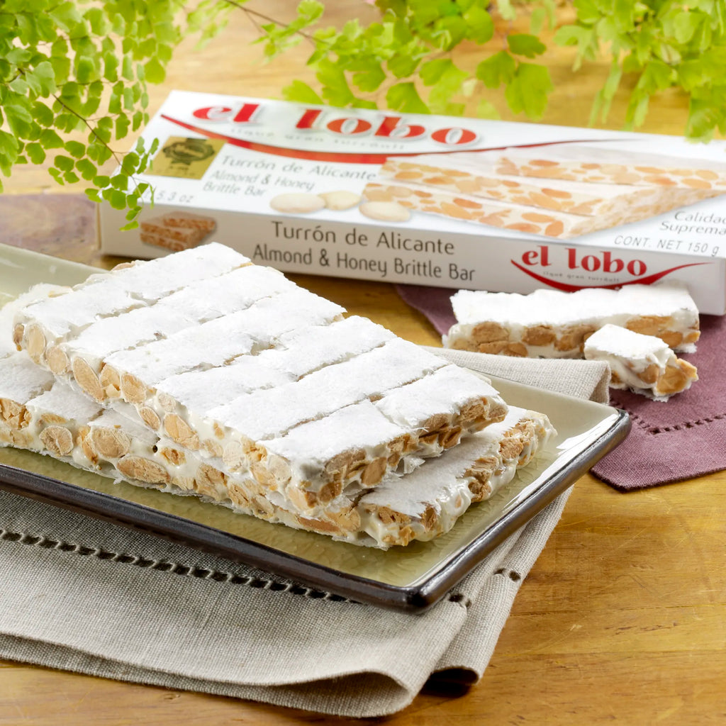 Almond and honey brittle bar
