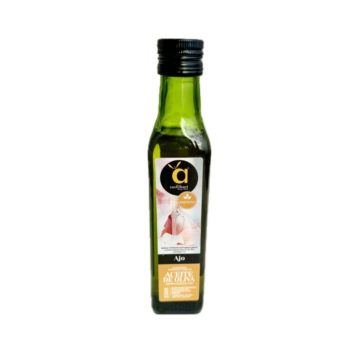 Olive oil with garlic